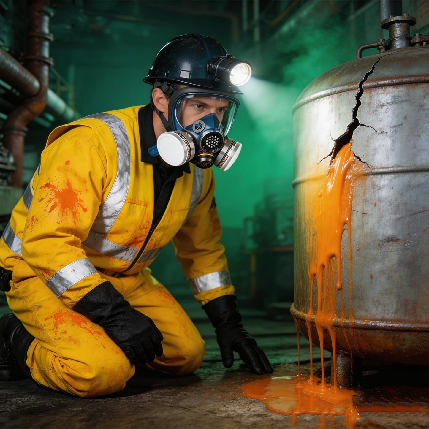 Full Face Respirator Mask,Gas Mask Protect Against Harmful Gas,Dust,Chemicals, Safety Mask with Active Carbon Filter