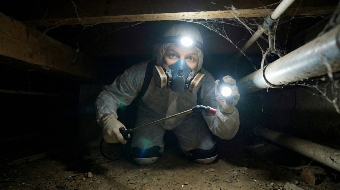 Crawl Spaces & Chemicals: Why the AMS-A820 is the Exterminator’s Best Defense