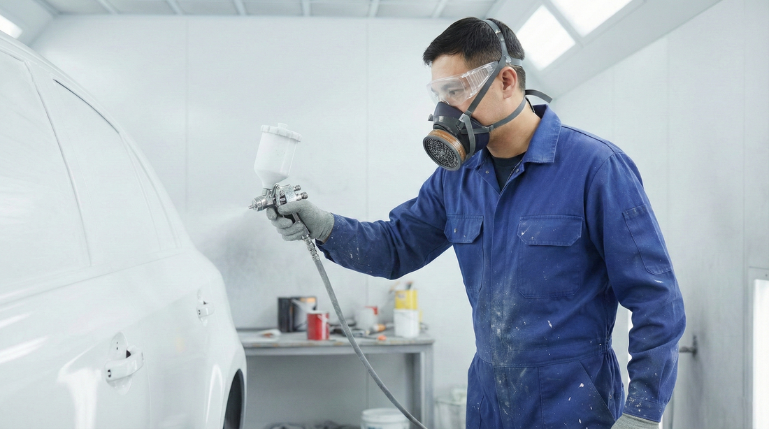 Ready-to-Spray: Why the AMS-A420P is the Ultimate Respirator Kit for Professional Painters