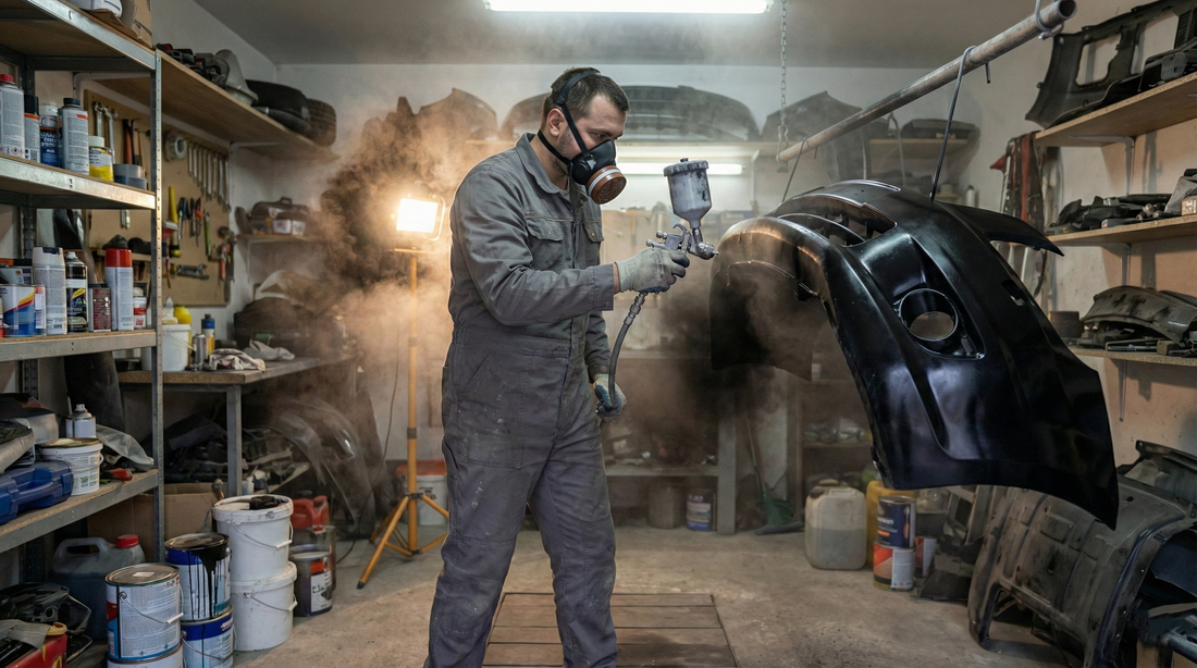 DIY Car Painting: Why You Need a Pro Respirator for Rattle Cans and 2K Clear Coats