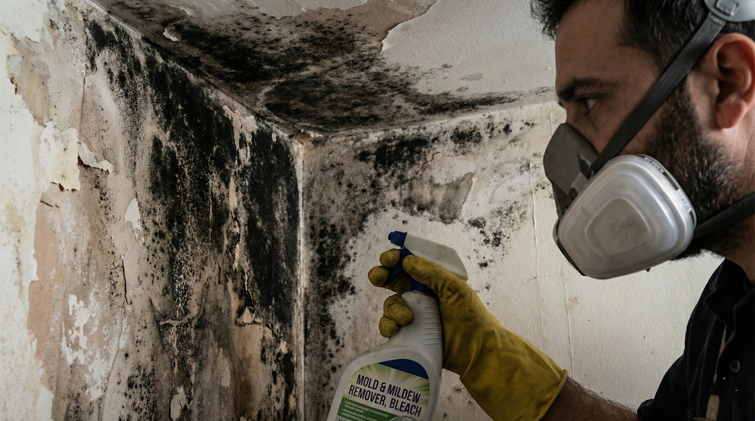 Black Mold Removal: Why Your N95 Mask Is Not Enough to Keep You Safe