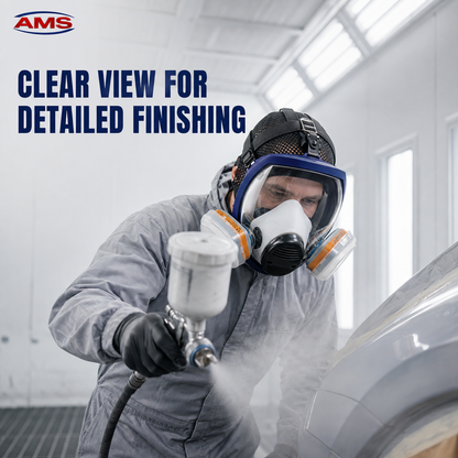AMS A750 Full Face Respirator 15-in-1 Kit