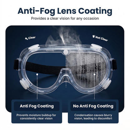 AMS A420D Silicone Half Face Respirator Kit with Anti-Fog Goggles & 10 Dust Filters for Woodworking, Sanding & Sawing