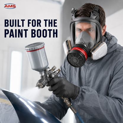 AMS A640 Full Face Respirator – 3 Filter Kit Options