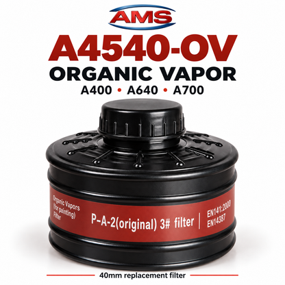 AMS A4540 40mm Replacement Filter Canister – Compatible with A400, A640 & A700